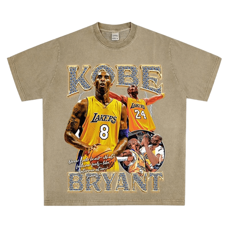 Vintage Kobe Bryant Lakers Tee, Streetwear Unisex Cotton Top