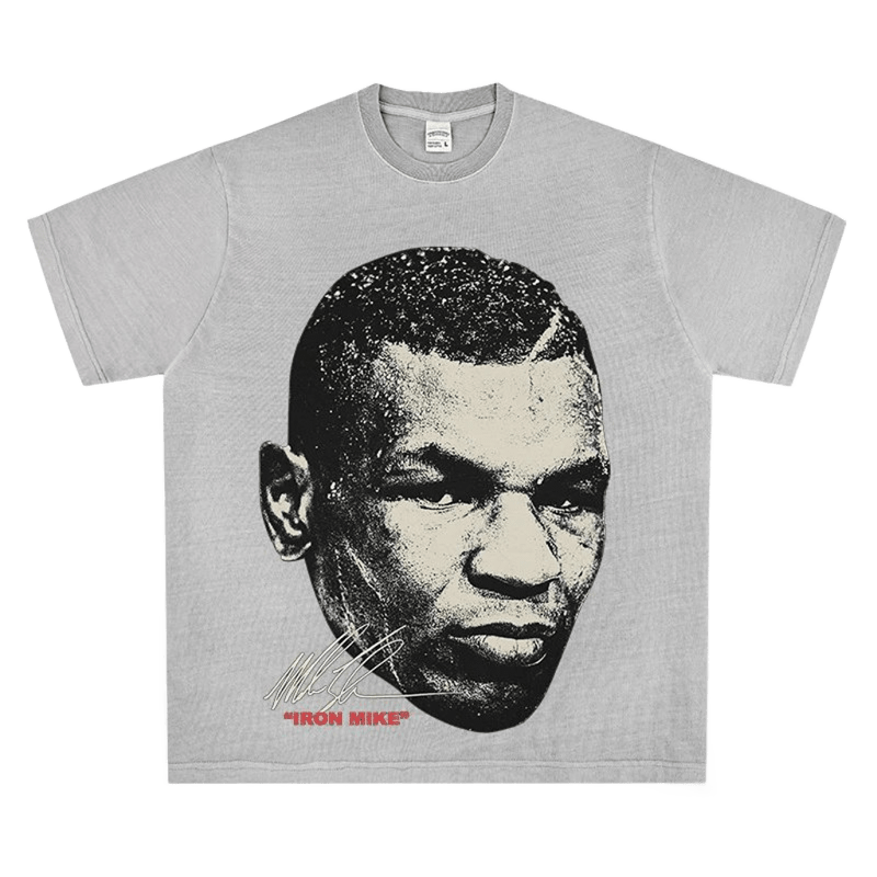 Vintage Mike Tyson Boxer Print T-Shirt - Unisex Streetwear
