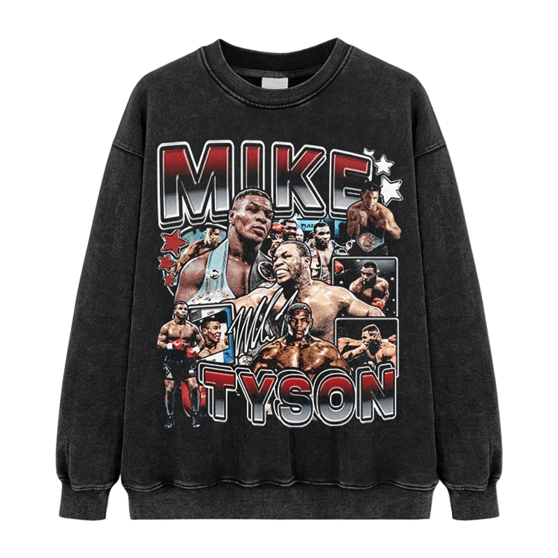 Vintage Mike Tyson Graphic Sweatshirt - Unisex Streetwear