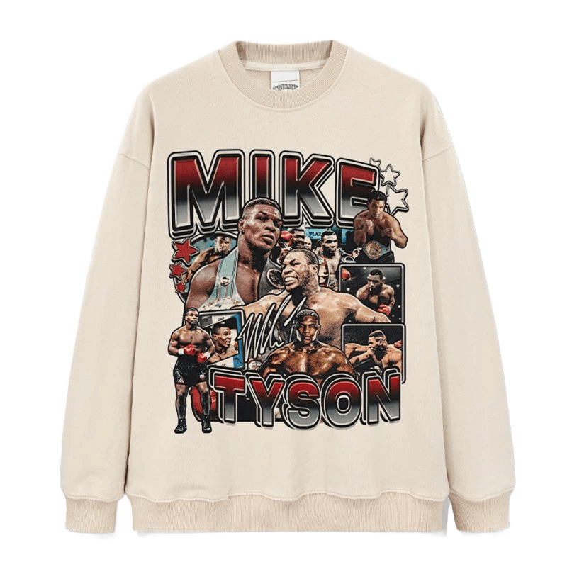 Vintage Mike Tyson Hoodie Unisex Oversized Streetwear