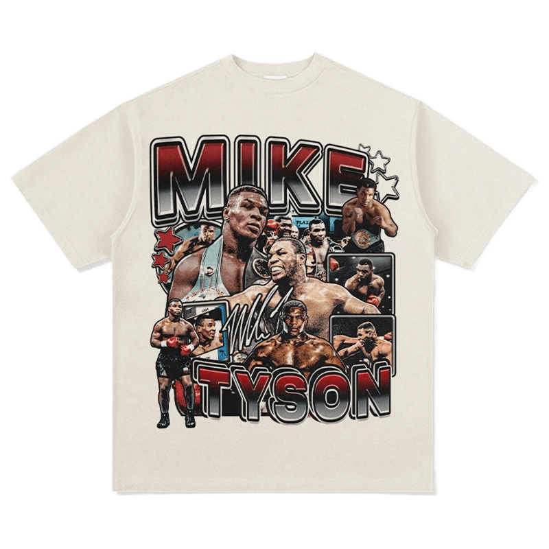 Vintage Mike Tyson Tee: Cotton Retro Boxing Shirt Unisex