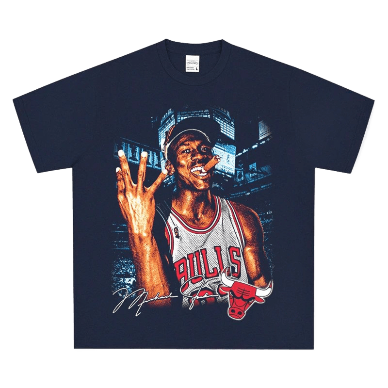Vintage NBA Bulls T-Shirt: Cotton Tee, Unisex Street Style