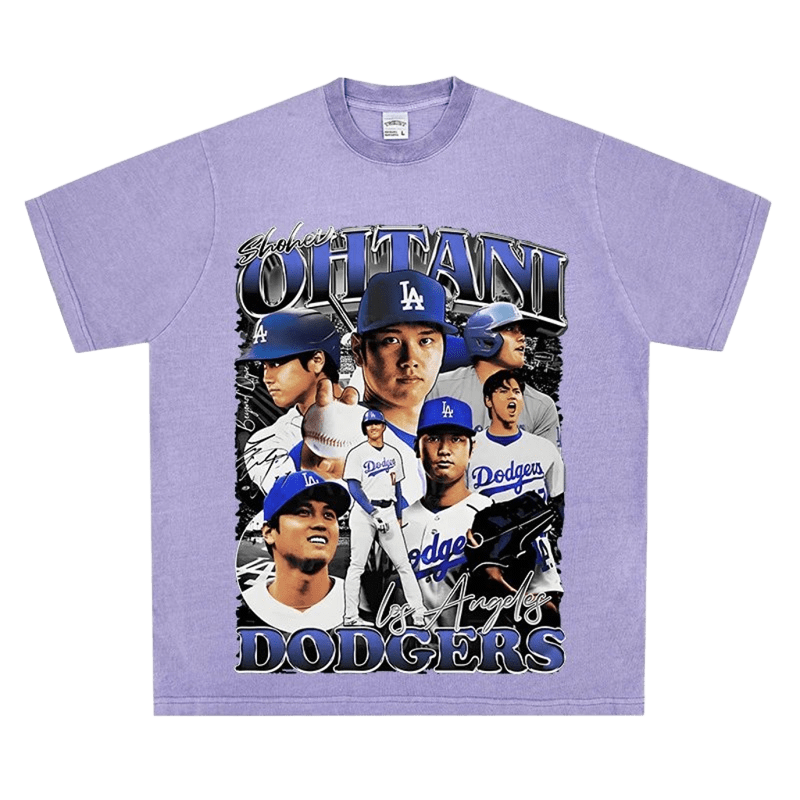 Vintage OHTANI Dodgers Purple T-Shirt, Unisex Streetwear