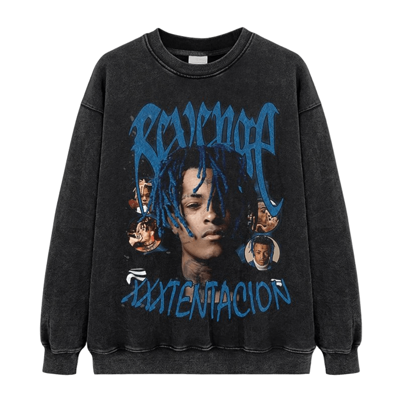 Vintage REVENGE Cotton Crewneck Sweatshirt - XXXTENTACION Streetwear