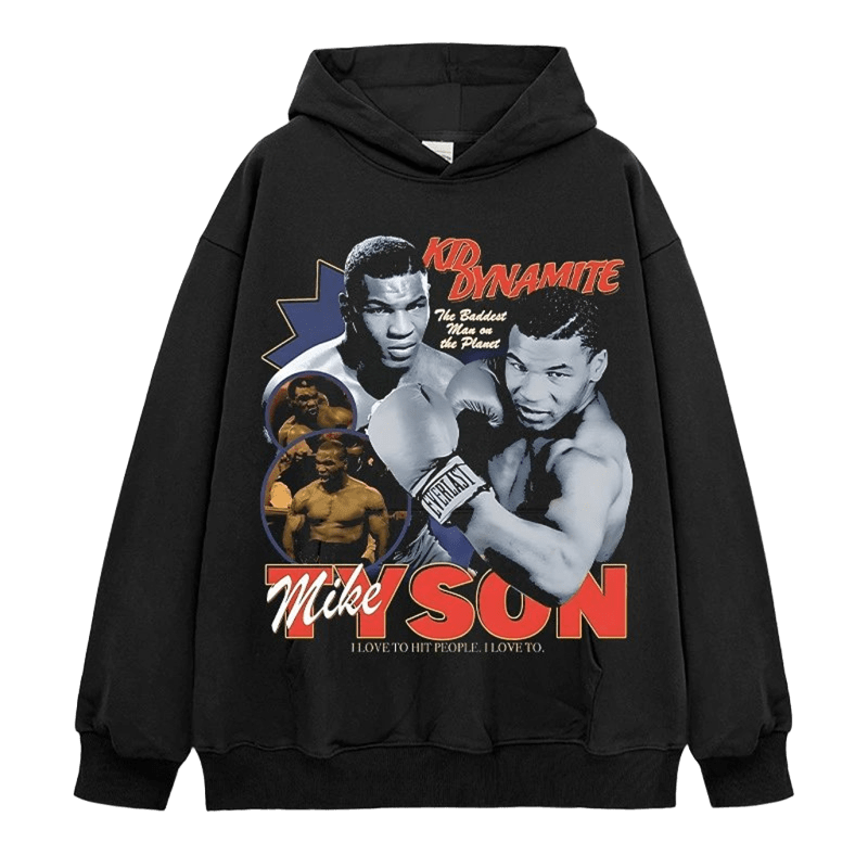 Vintage Tyson Hooded Sweatshirt - Unisex Streetwear
