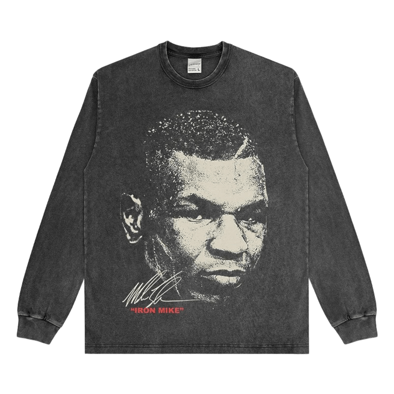 Vintage Tyson Print Athletic Tee - Unisex Streetwear