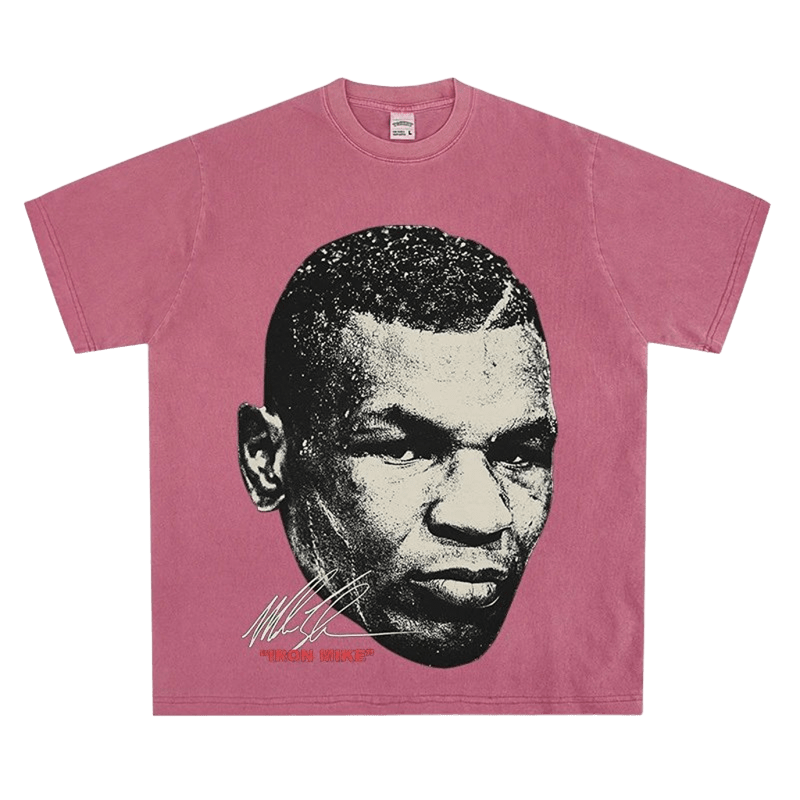 Vintage Washed Pink T-Shirt, Retro Graphic Tee, Unisex Streetwear