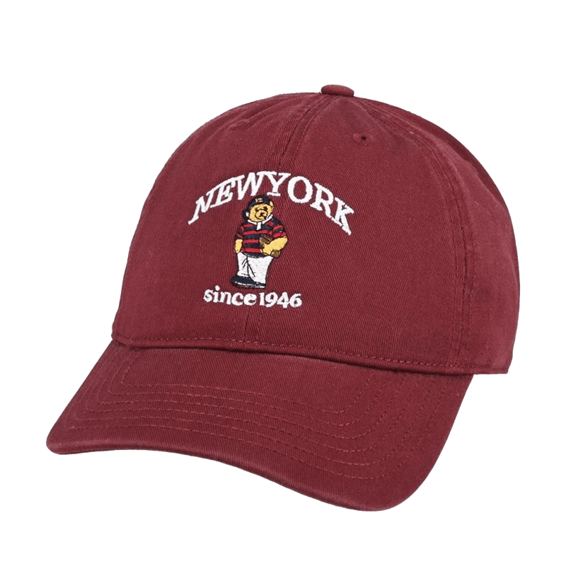 Vintage Wine Red Baseball Cap 