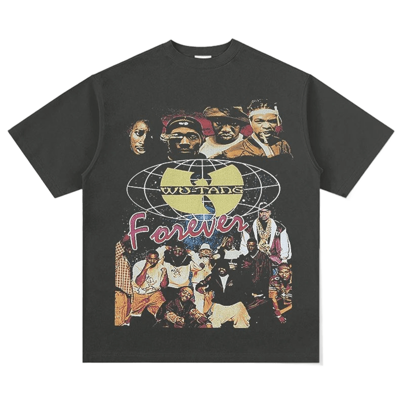 Wu-Tang T-Shirt Cotton Unisex Streetwear Loose Fit Tee
