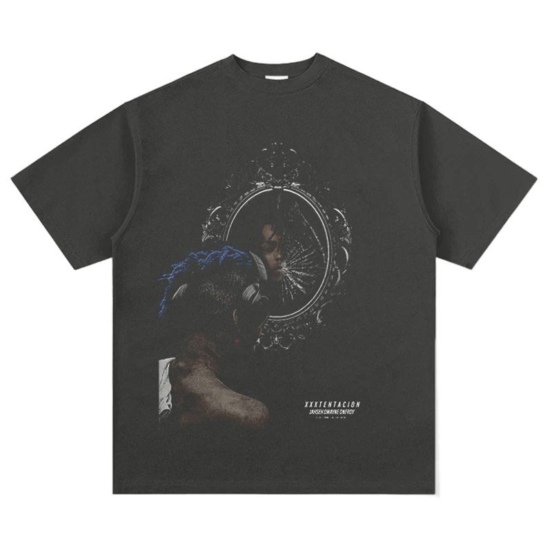 XXXTENTACION Black Loose Tee - Unisex Streetwear Short Sleeve Top