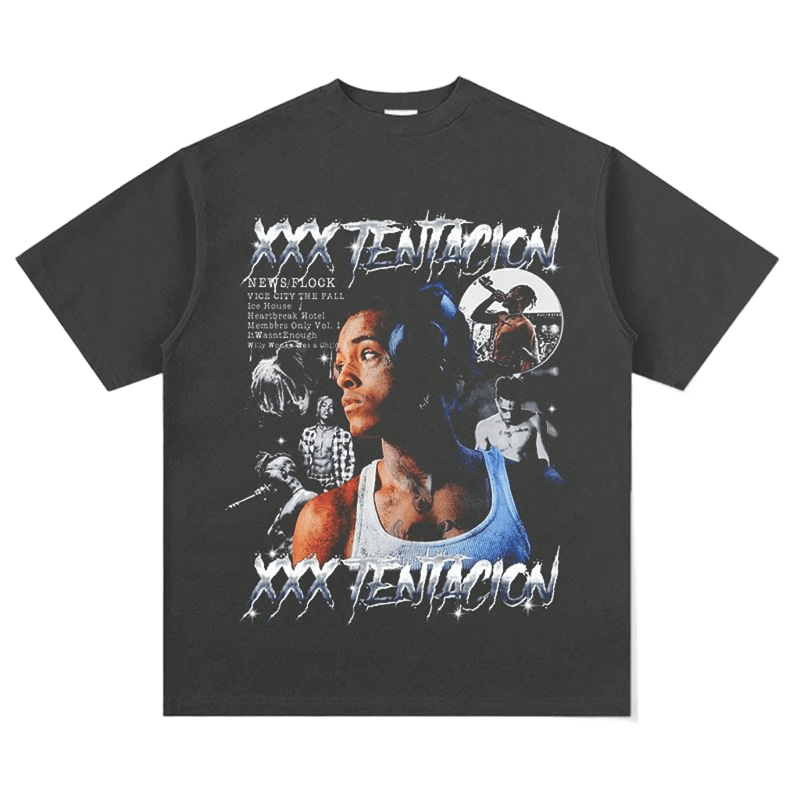 XXXTENTACION Graphic Black Cotton T-Shirt | Unisex Street Tee