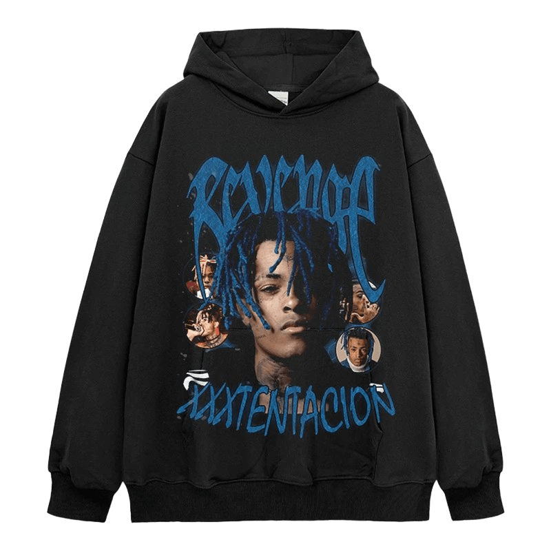 XXXTENTACION Revenge Hoodie - Black Unisex Cotton Streetwear