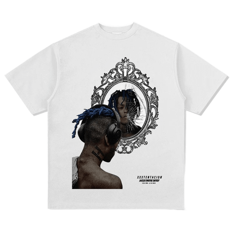 XXXTENTACION Vintage Tee - Unisex White Cotton Streetwear Shirt